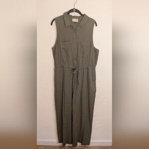 Universal Thread Olive Green Jumpsuit